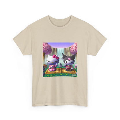 Hello Kitty and Kuromi Giving The Finger Tee