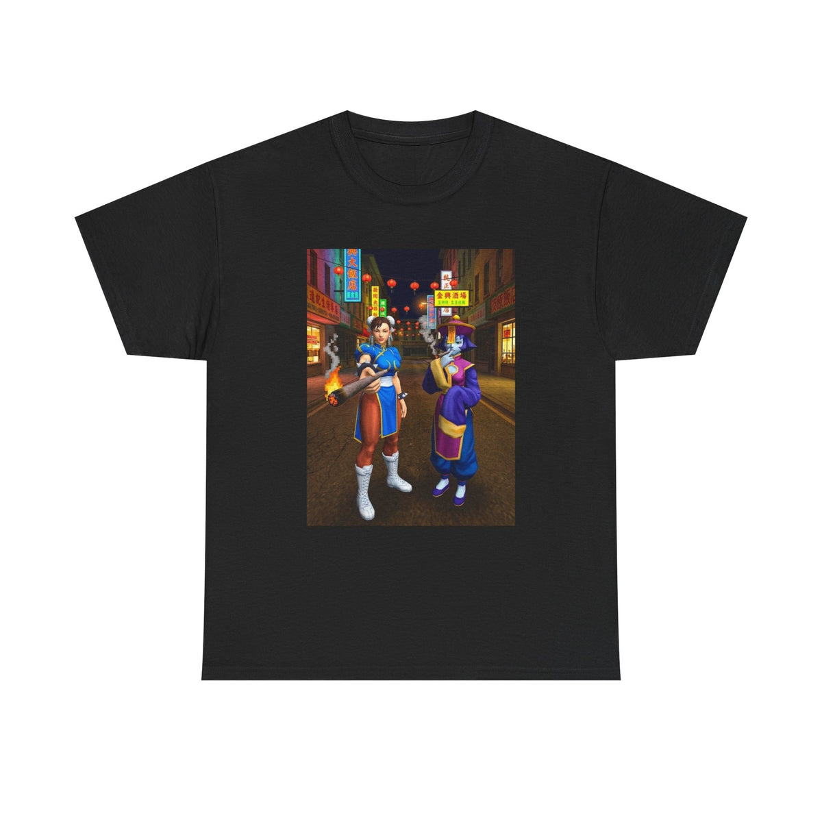 Chun-Li And Hsien-Ko Getting High In Chinatown