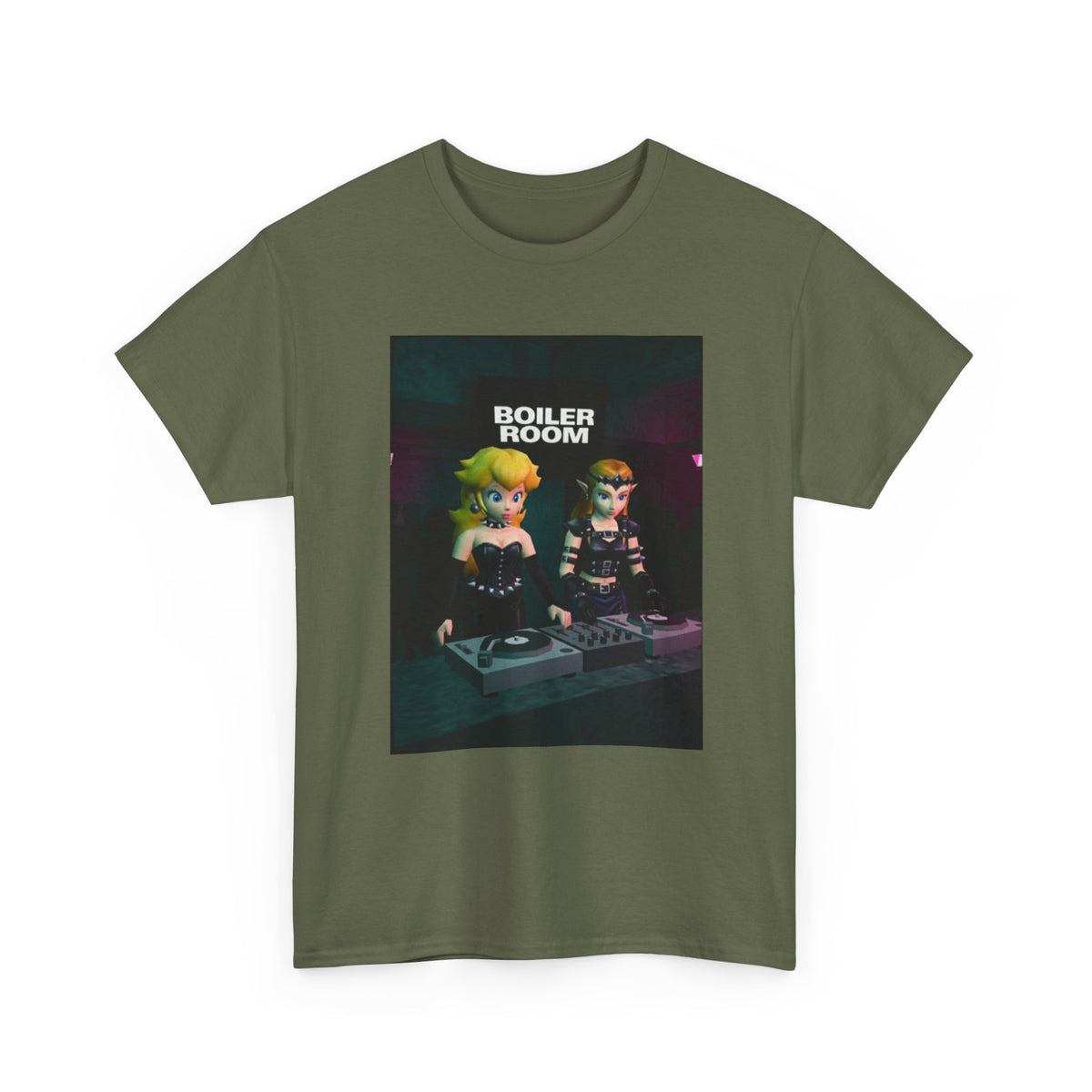 Gothic Peach and Zelda DJing Boiler Room Tee