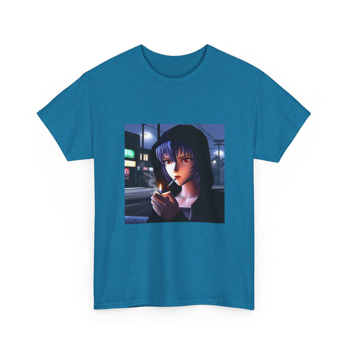 Rei Ayanami cruising GTA San Andreas Tee (Design 2)