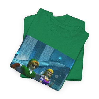 Link And Zelda Chilling In Zora's Domain