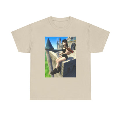 Elf Babe Chilling With Cigar And Drink Tee