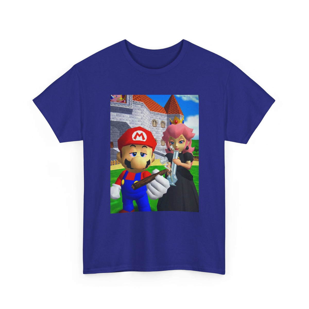 Mario And Peach Chilling At The Castle
