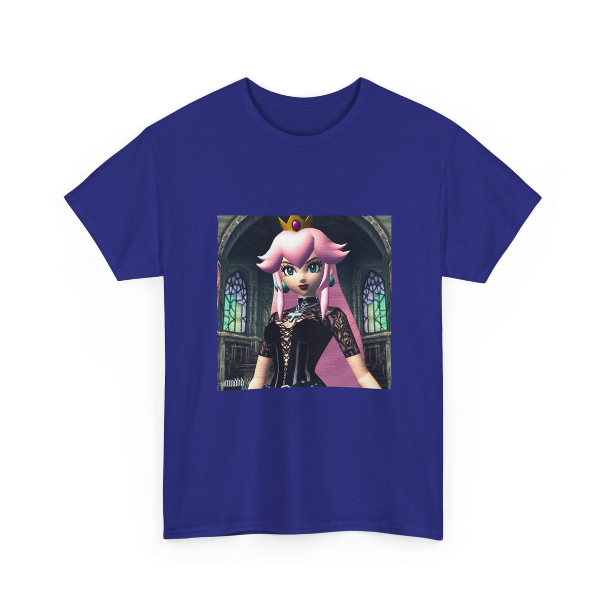 Goth Princess Peach In The Castle Tee
