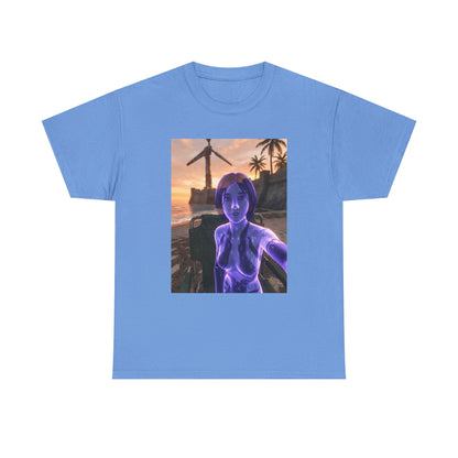 Cortana's Beach Sunset Selfie Tee