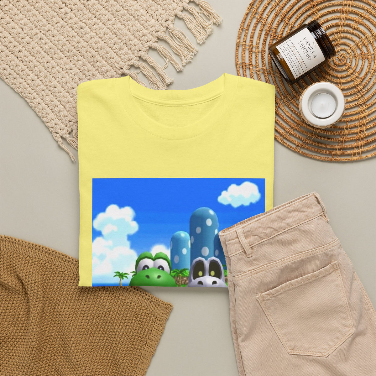 Yoshi And Dry Bones Flipping The Bird (Design 3)