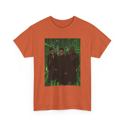 Neo, Trinity, Morpheus Smoking In The Matrix
