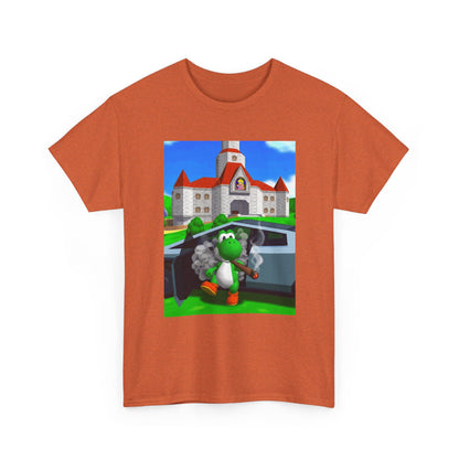 Yoshi Hotboxing Outside Princess Peach's Castle