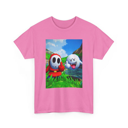 Shy Guy And Boo Flipping Off Tee