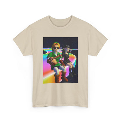 Link And Dark Link Smoking In Space