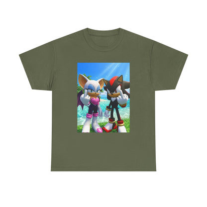 Rouge And Shadow Flipping The Bird Tee (Design 3)