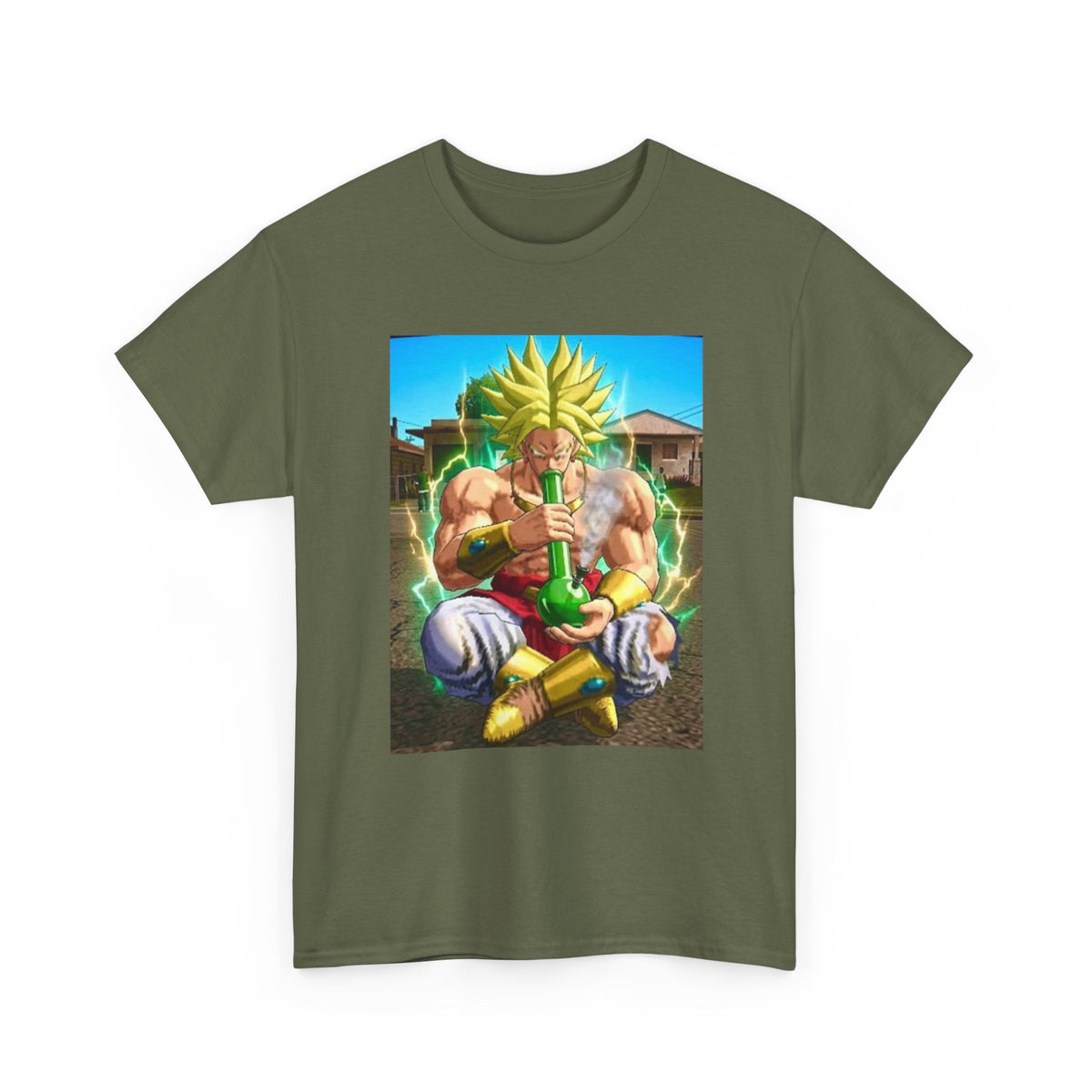 Super Saiyan Broly Taking A Bong Rip Tee