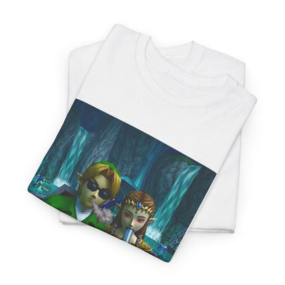 Link And Zelda Sharing A Smoke Tee
