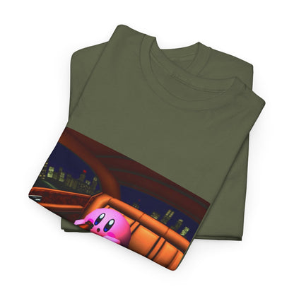 Kirby Sipping Lean In The Car Tee