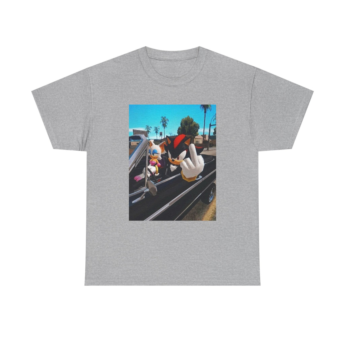 Shadow And Rouge Flipping The Bird Tee
