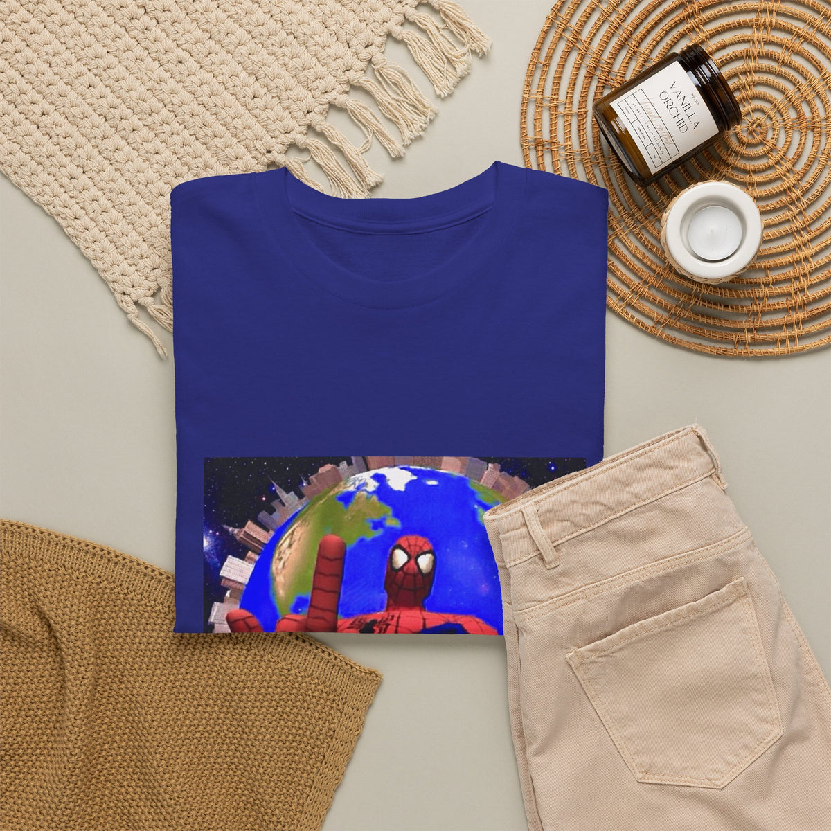 Spider-Man Flipping Off The World Tee