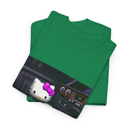 Kitty Pouring Purple Drank In Car Tee