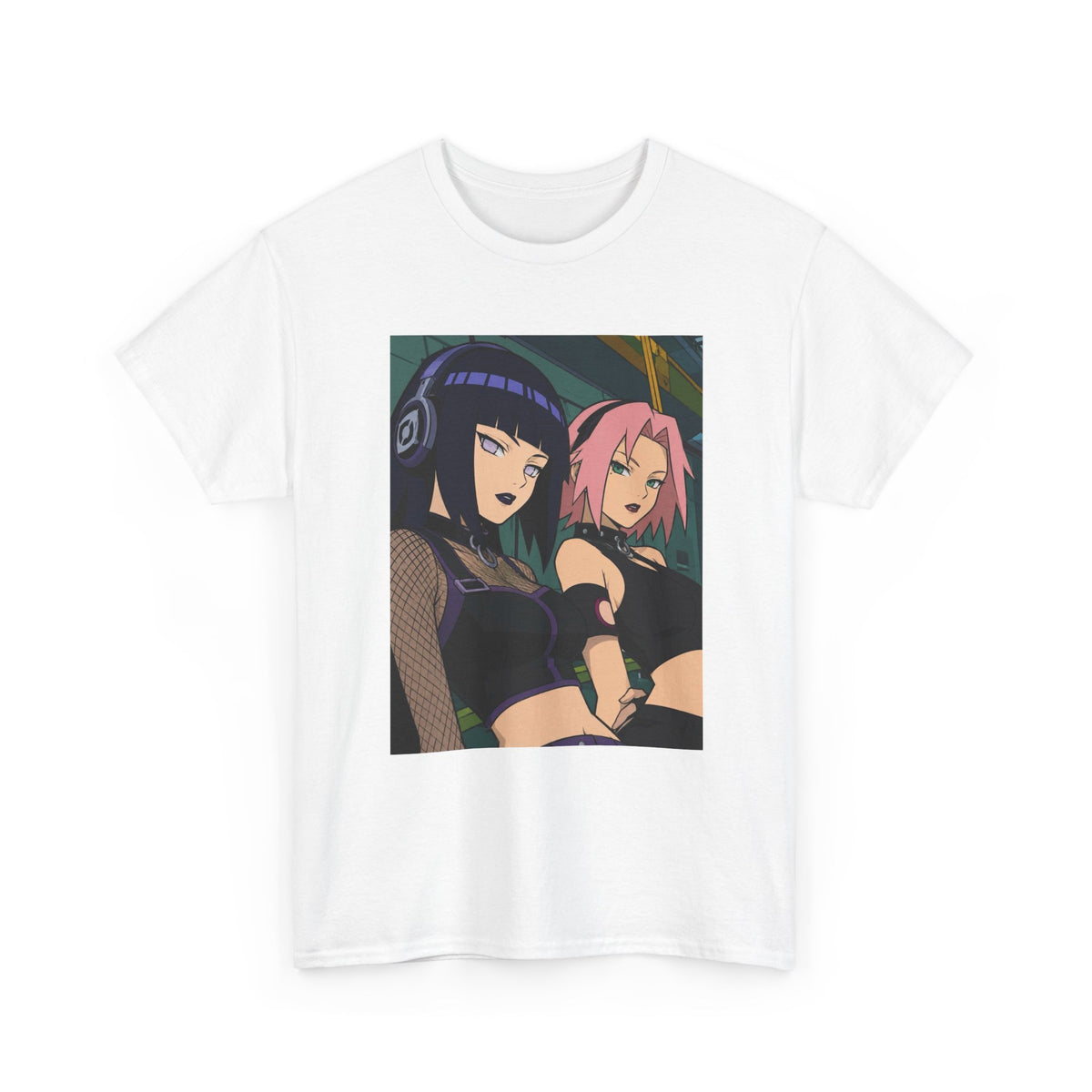 Goth Hinata and Sakura Anime Duo