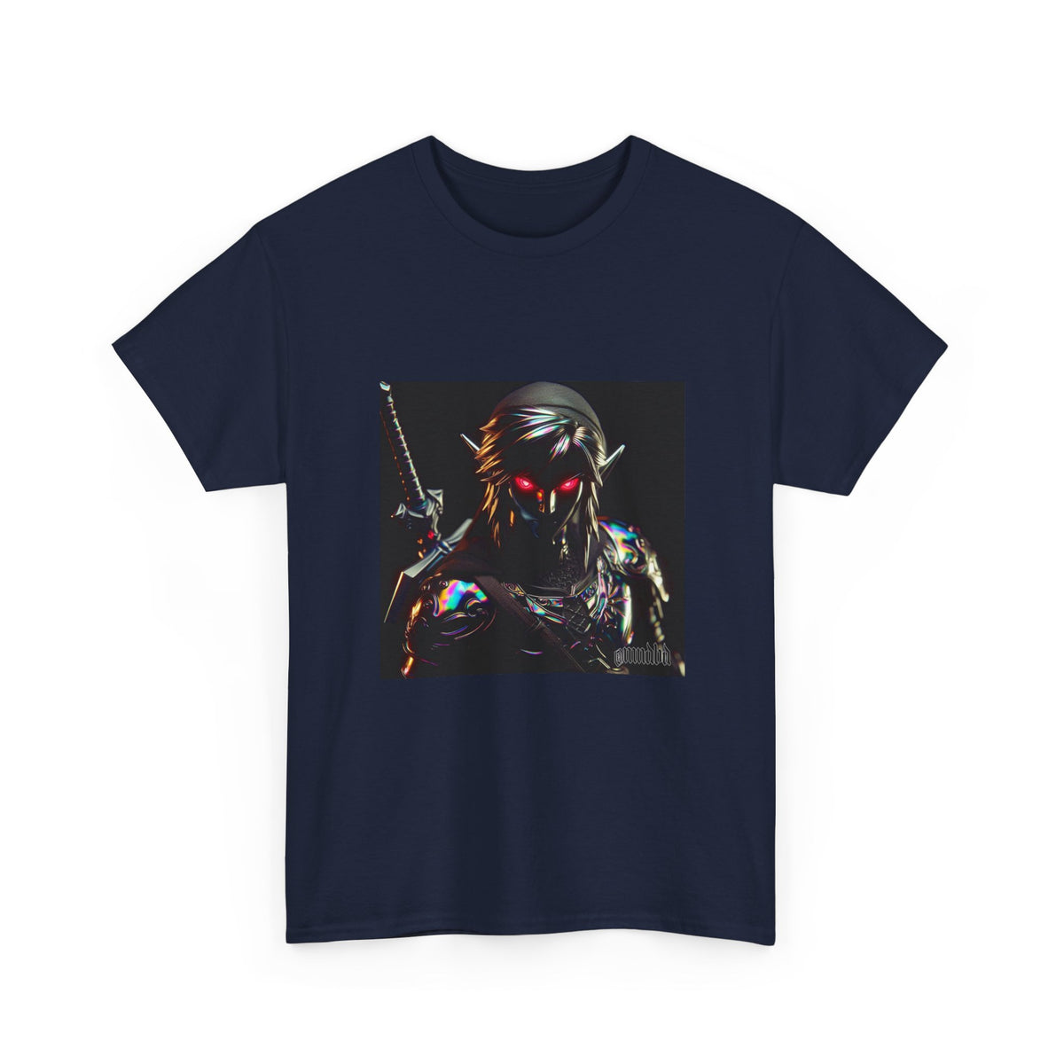 Chromatic Dark Elf Warrior With Red Eyes