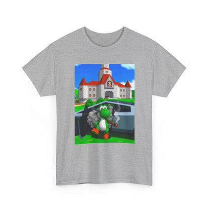 Yoshi Hotboxing Outside Princess Peach's Castle