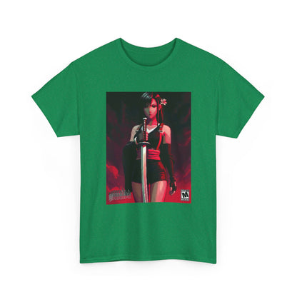 Pixel Tifa Lockhart With Katana Tee