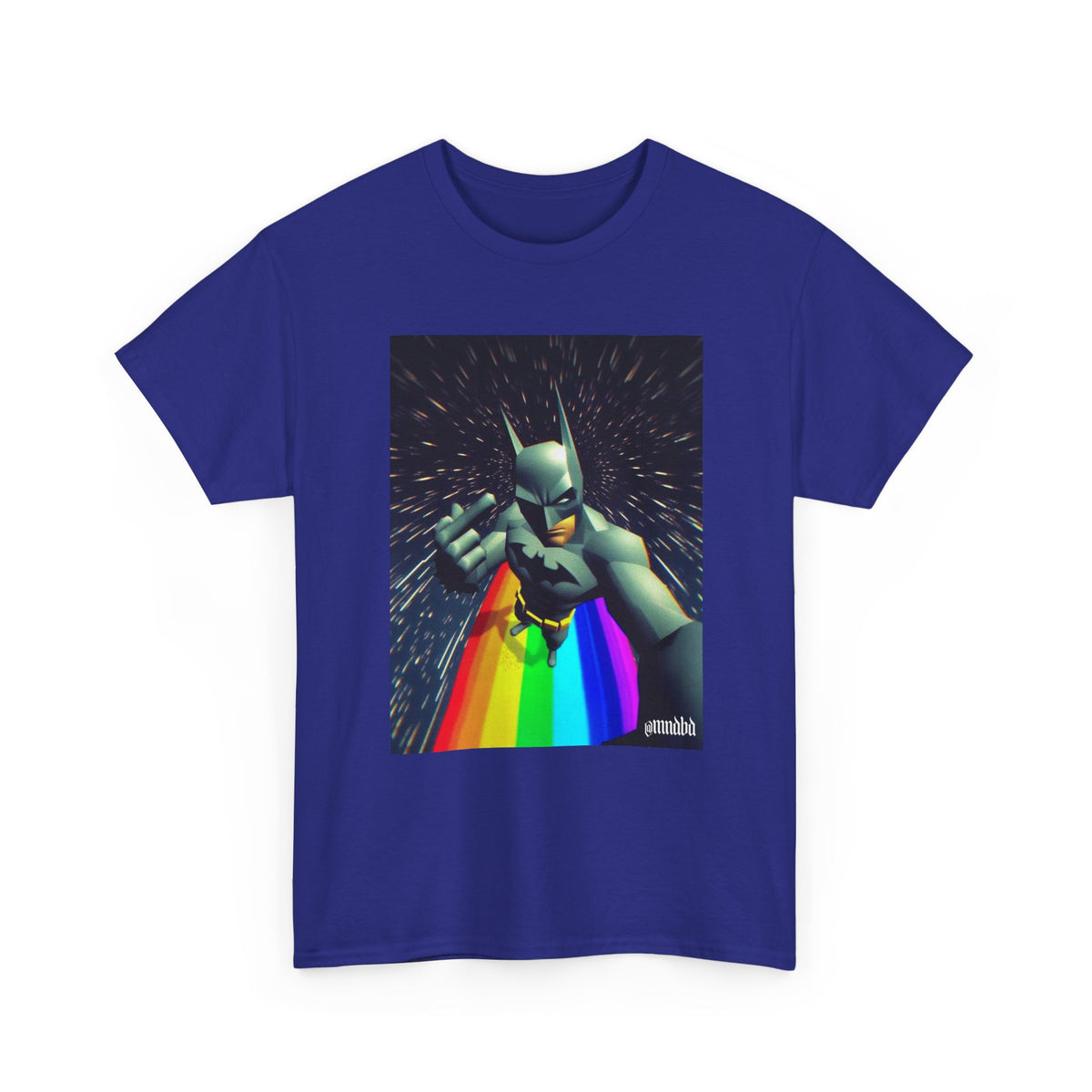 Batman Giving Finger On Rainbow Cape