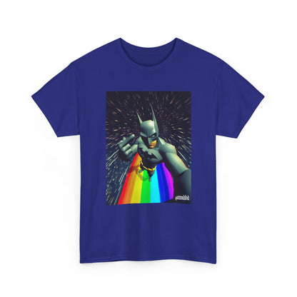 Batman Giving Finger On Rainbow Cape