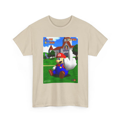 Mario Giving The Finger At Peach's Castle
