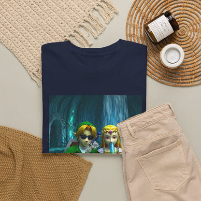 Link And Zelda Hitting The Stash