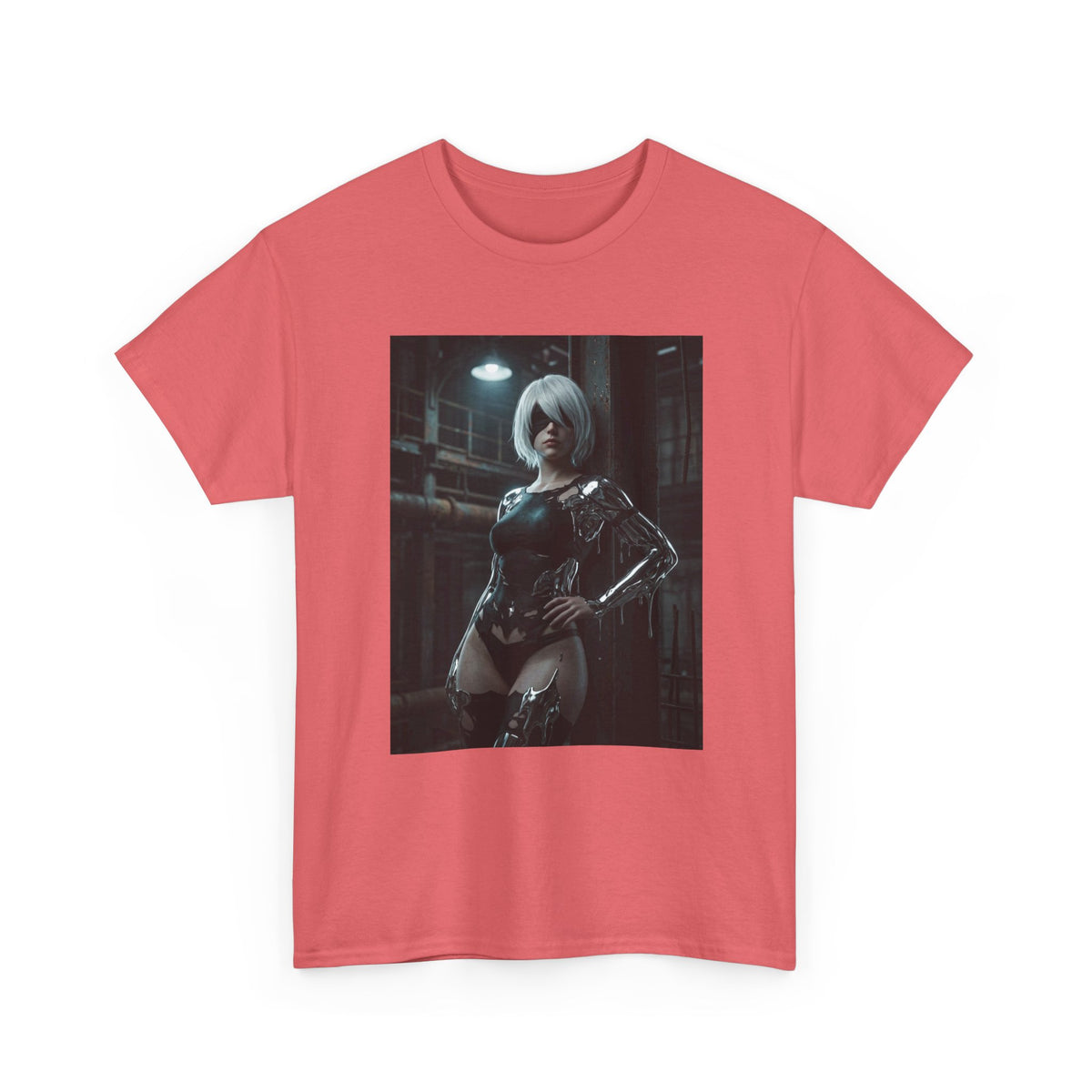 Android In Melted Chrome Cyberpunk Tee