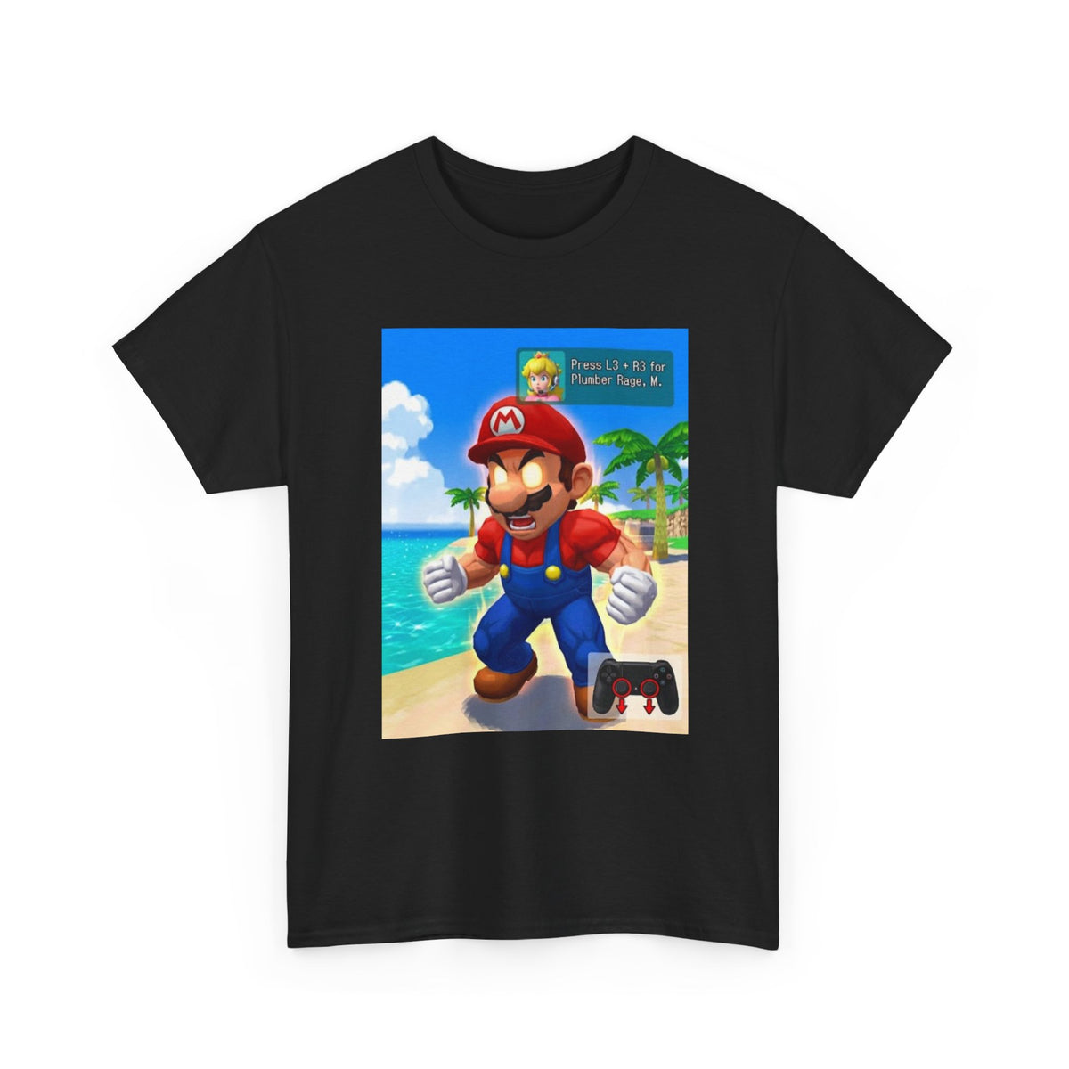 Mario's Plumber Rage Beach Tee