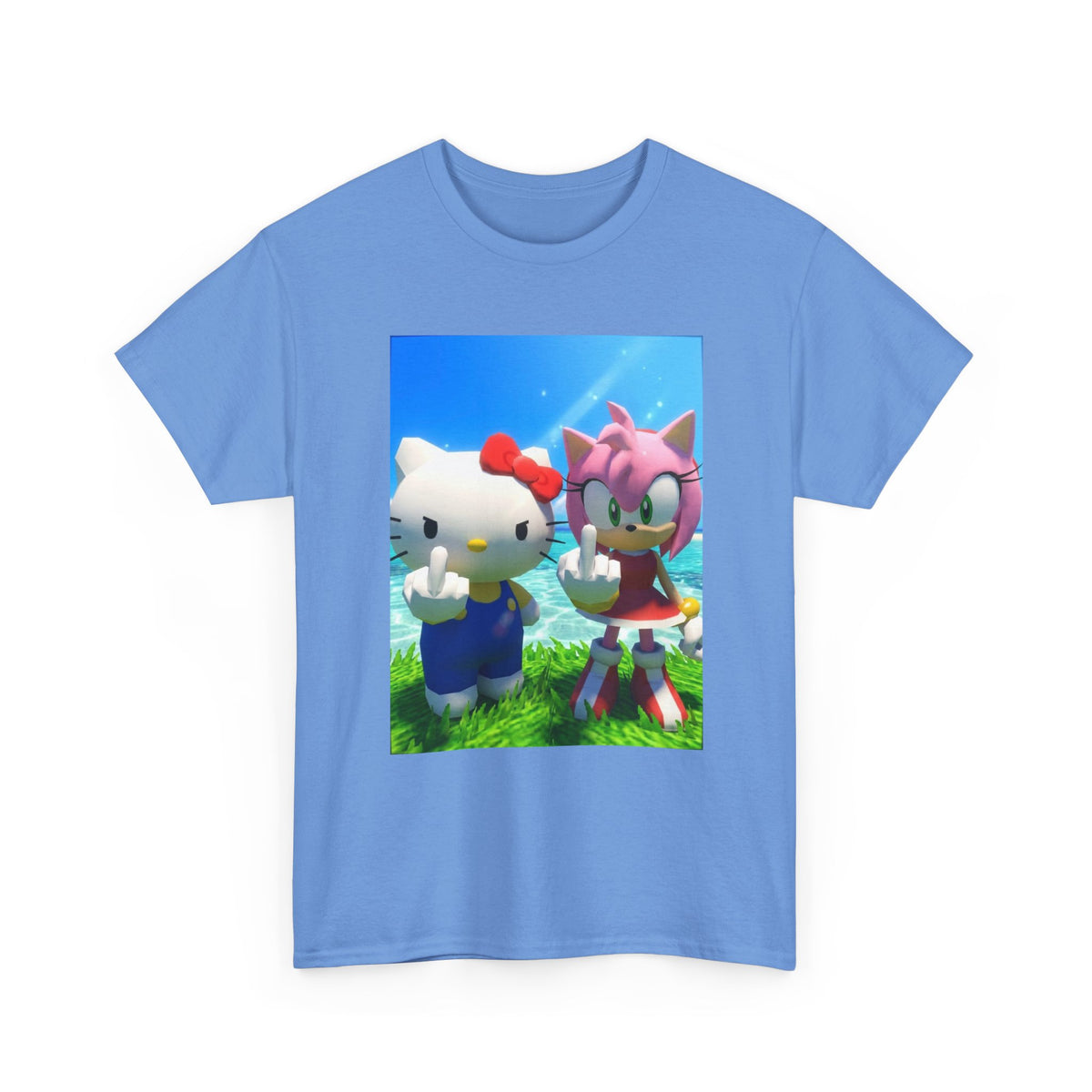 Hello Kitty And Amy Rose Flipping You Off