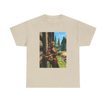 Khajiit Smoking Fat Blunt Tee