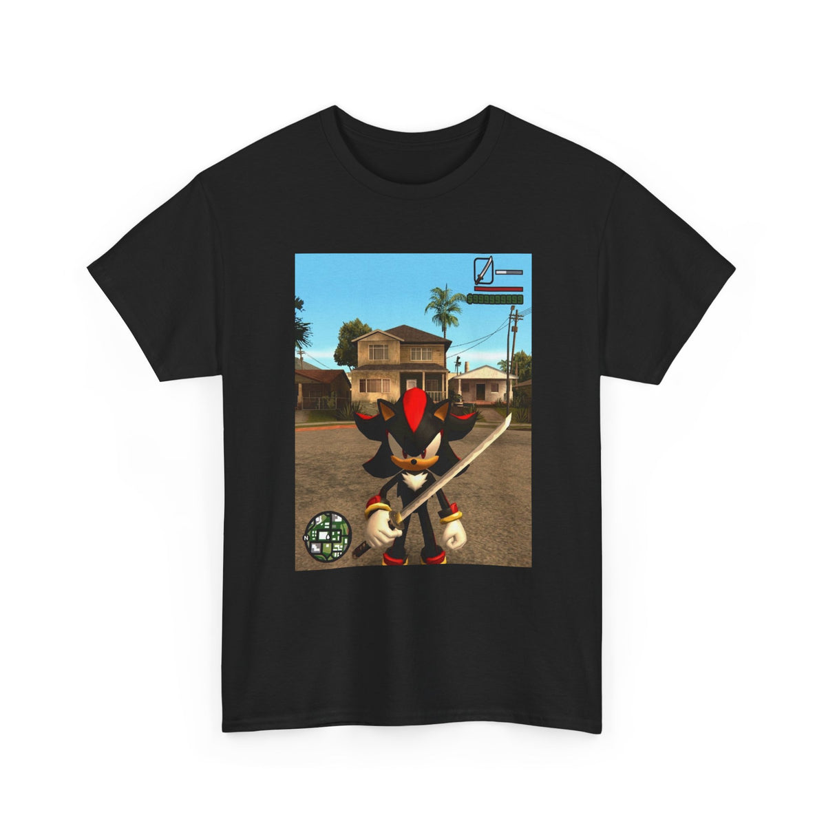 Shadow The Hedgehog Wielding Katana In San Andreas