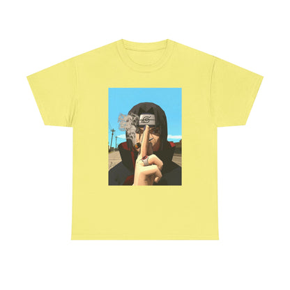 Itachi Uchiha Smoking Cigar Streetwear Tee