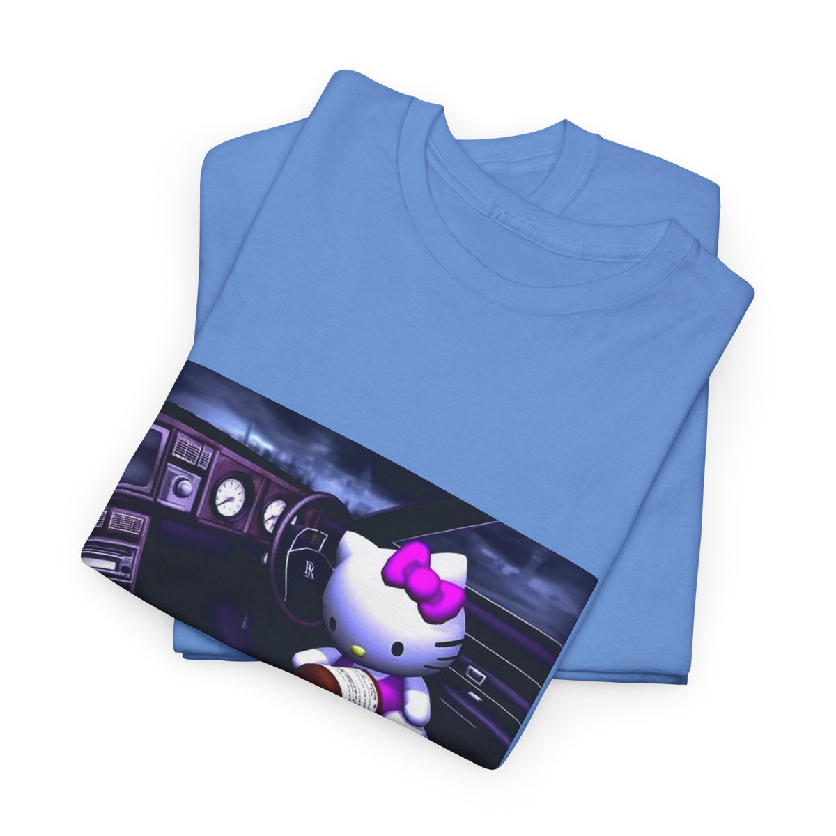 Hello Kitty Pours Lean In Car Tee