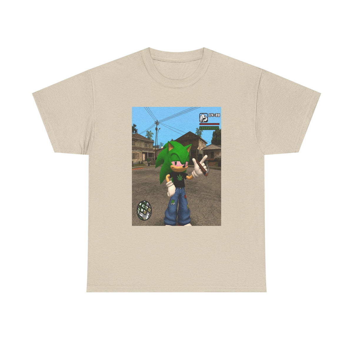 Green Hedgehog Smoking Blunt In San Andreas