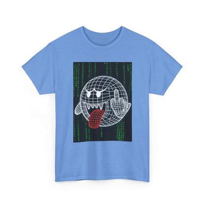 Wireframe Boo Giving The Finger Tee
