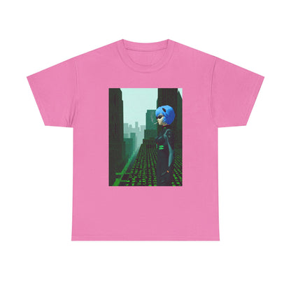 Neon Genesis Smoking Anime Girl Matrix Tee