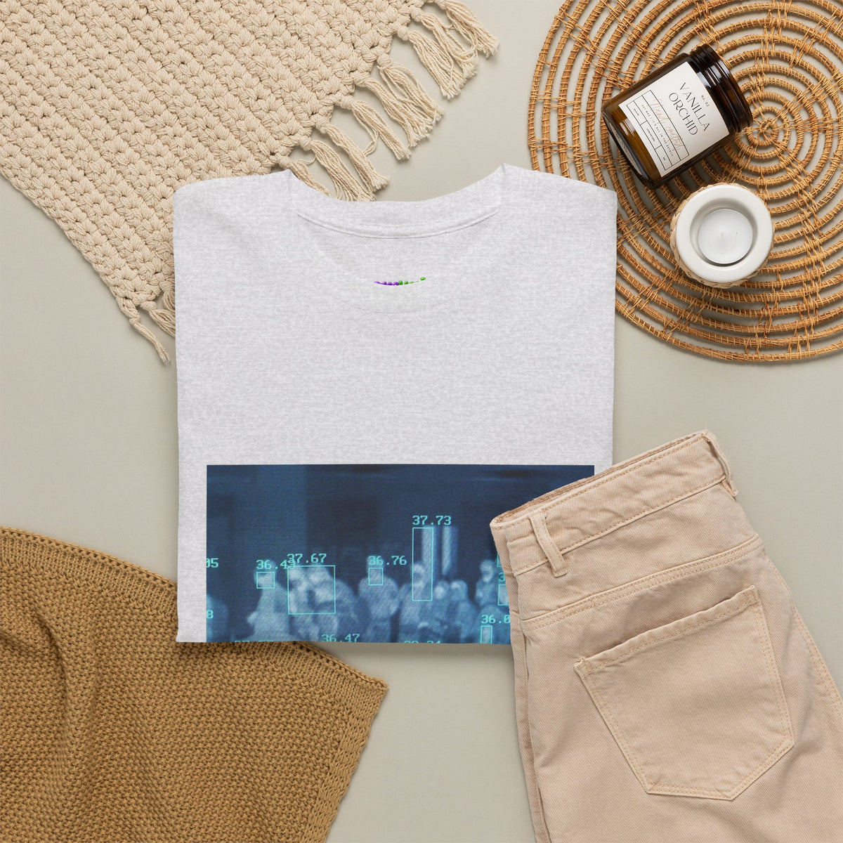 Midnight Leaf Whisper Graphic Tee