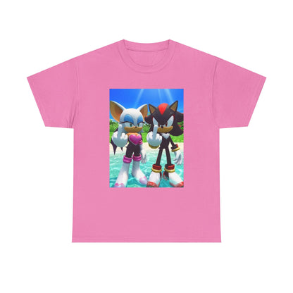 Rouge And Shadow Flipping The Bird Tee (Design 4)