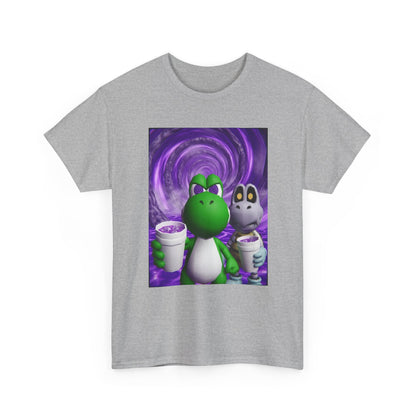 Yoshi And Dry Bones Sippin' Purple