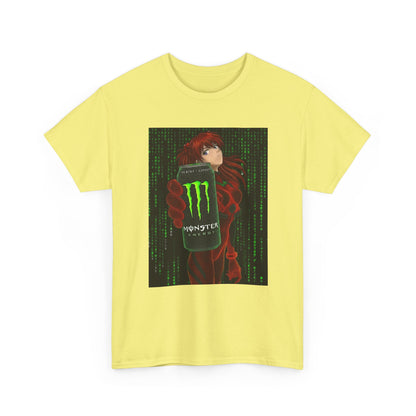 Asuka Wireframe Holding Monster Can