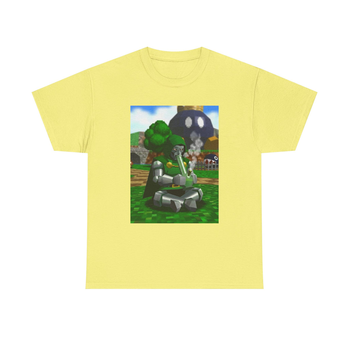 Doom Brocc Head Smoking Bong Tee