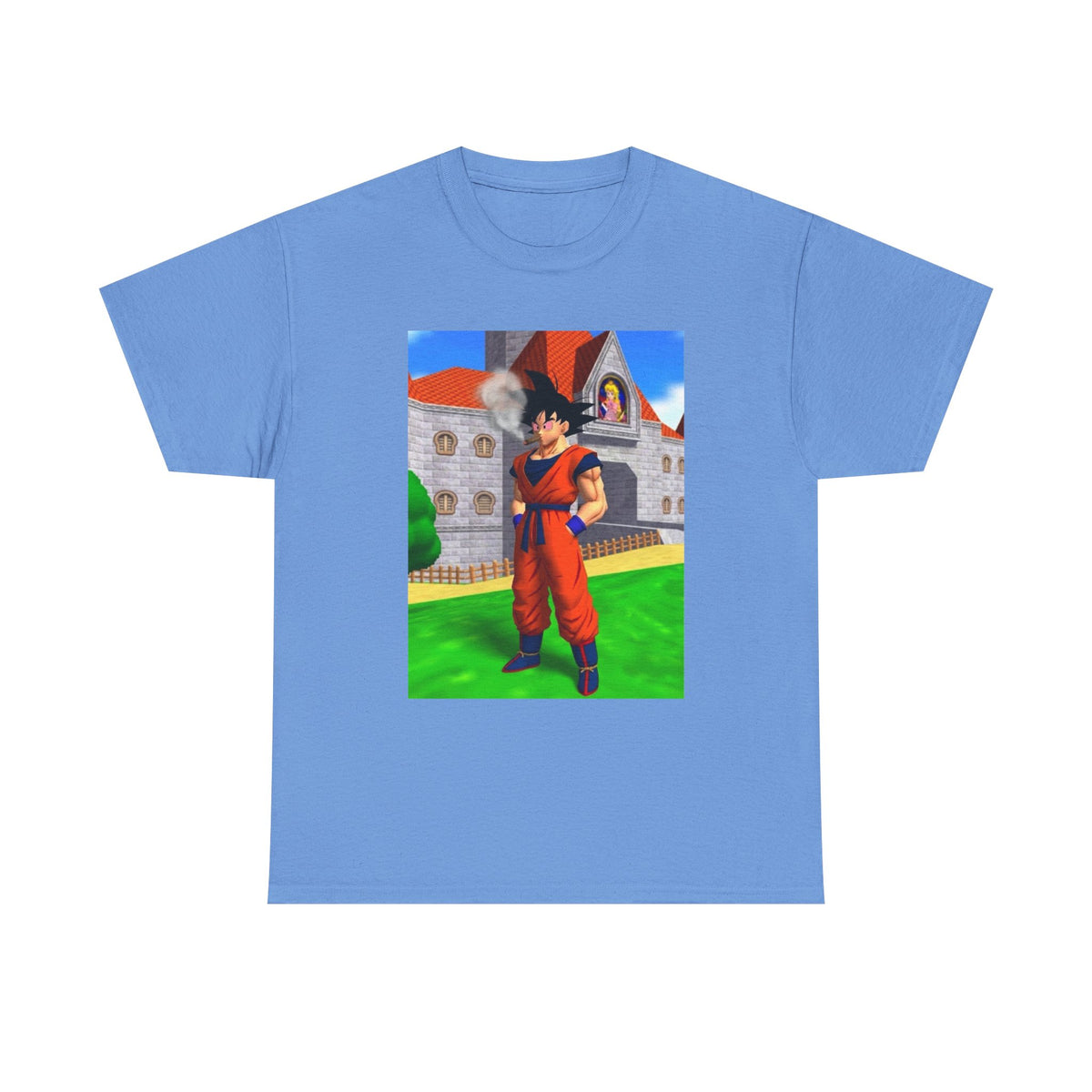 Goku Blazing Outside Peach's Castle Tee