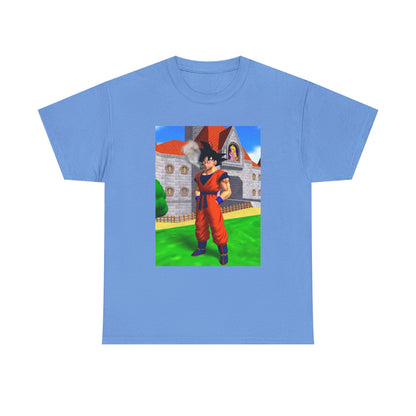 Goku Blazing Outside Peach's Castle Tee