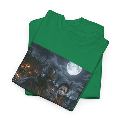 Hunters Smoking Under Moonlight