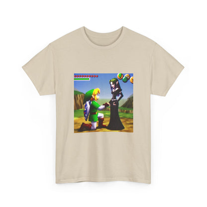 Link Proposing To Goth Girl Tee