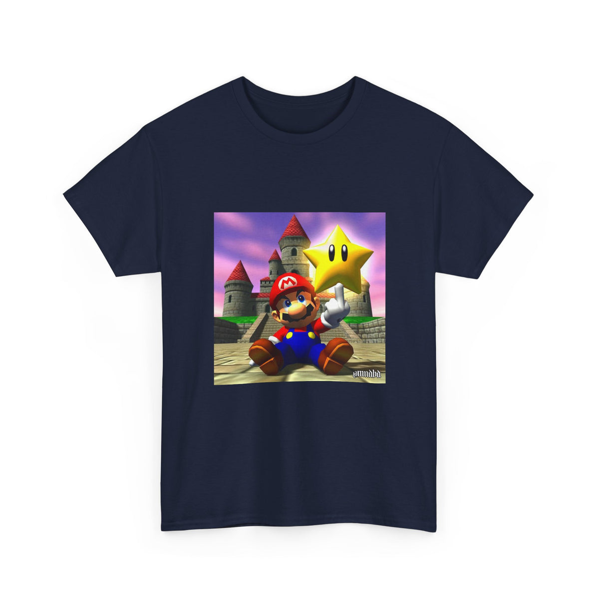 Mario Flips Off The Star Tee