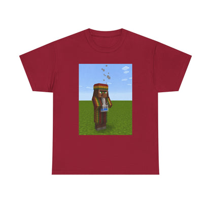 Rasta Minecraft Villager Smoking Tee